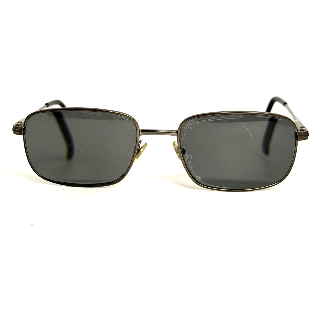 Sferoflex 2197 231 Gunmetal Rectangle Sunglasses Mens‎ 54-18-140 Gray Lens